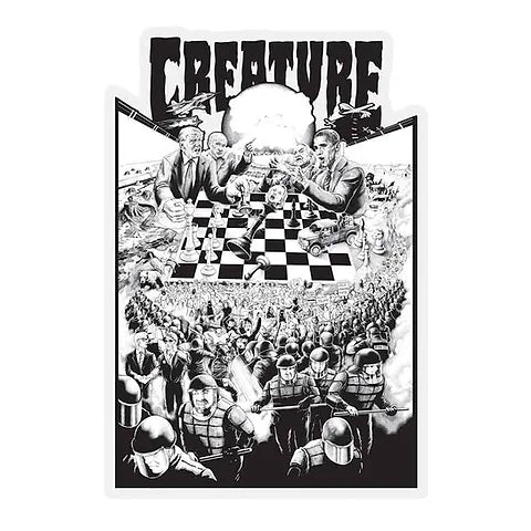 Creature Skateboards Sticker Med