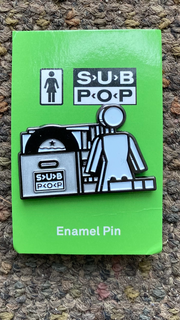 Girl SubPop Pin - Topless Pizza