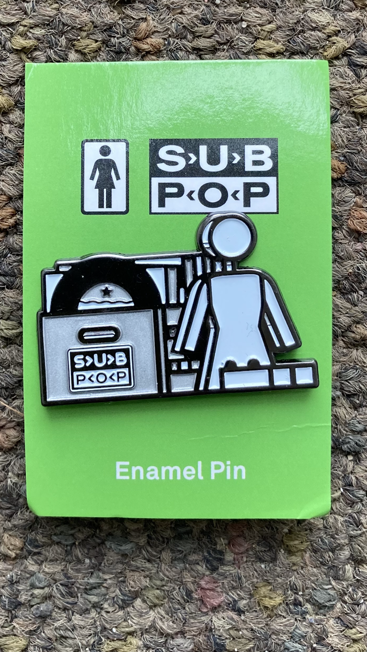 Girl SubPop Pin