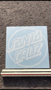 Santa Cruz DieCut Sticker