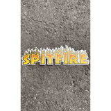 Spitfire Wheels Sticker - Topless Pizza