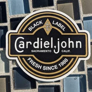 Black Label Cardiel Sticker - Topless Pizza