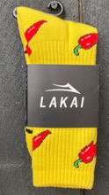 Load image into Gallery viewer, Lakai Shoes Chili Pepper Socks Yellow