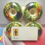 Girl Skateboards Wheels 56mm 99a - Topless Pizza