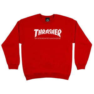 Thrasher Red Crewneck Sweater